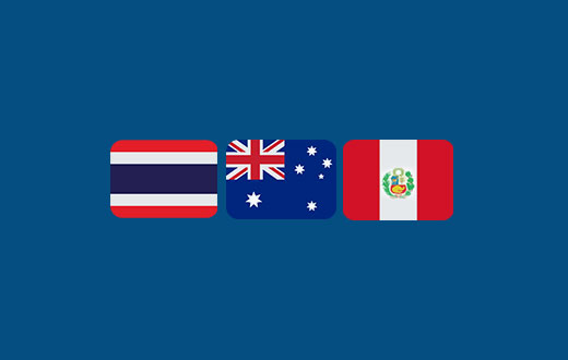 Multi-Site Global Employment in Thailand, Australia and Peru