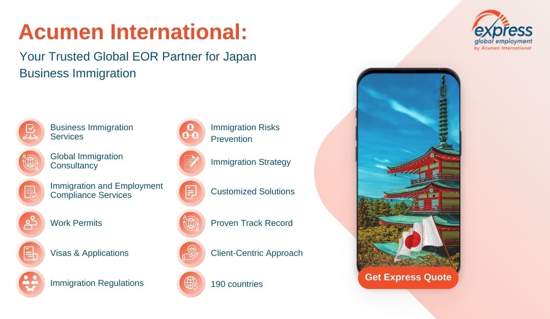 Visa, work permit & immigration support in Japan