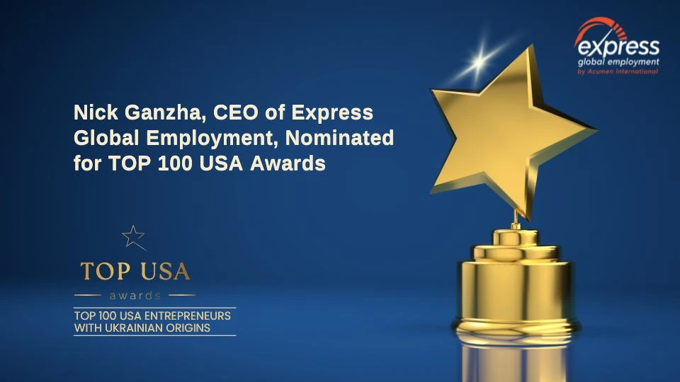 Nick Ganzha Nominated for Top 100 USA Awards