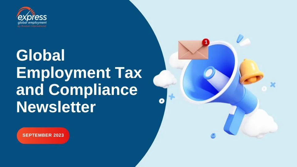 Global Employment Tax and Compliance Newsletter