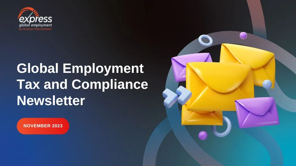 Global Employment Tax and Compliance Newsletter