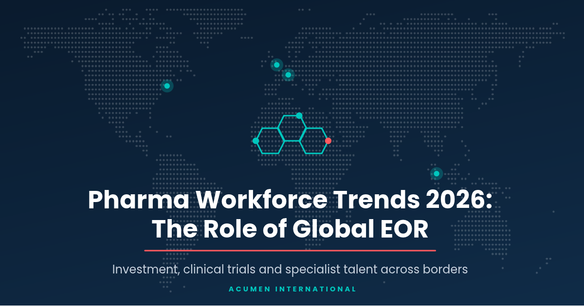 Pharma workforce trends 2026: the role of global eor